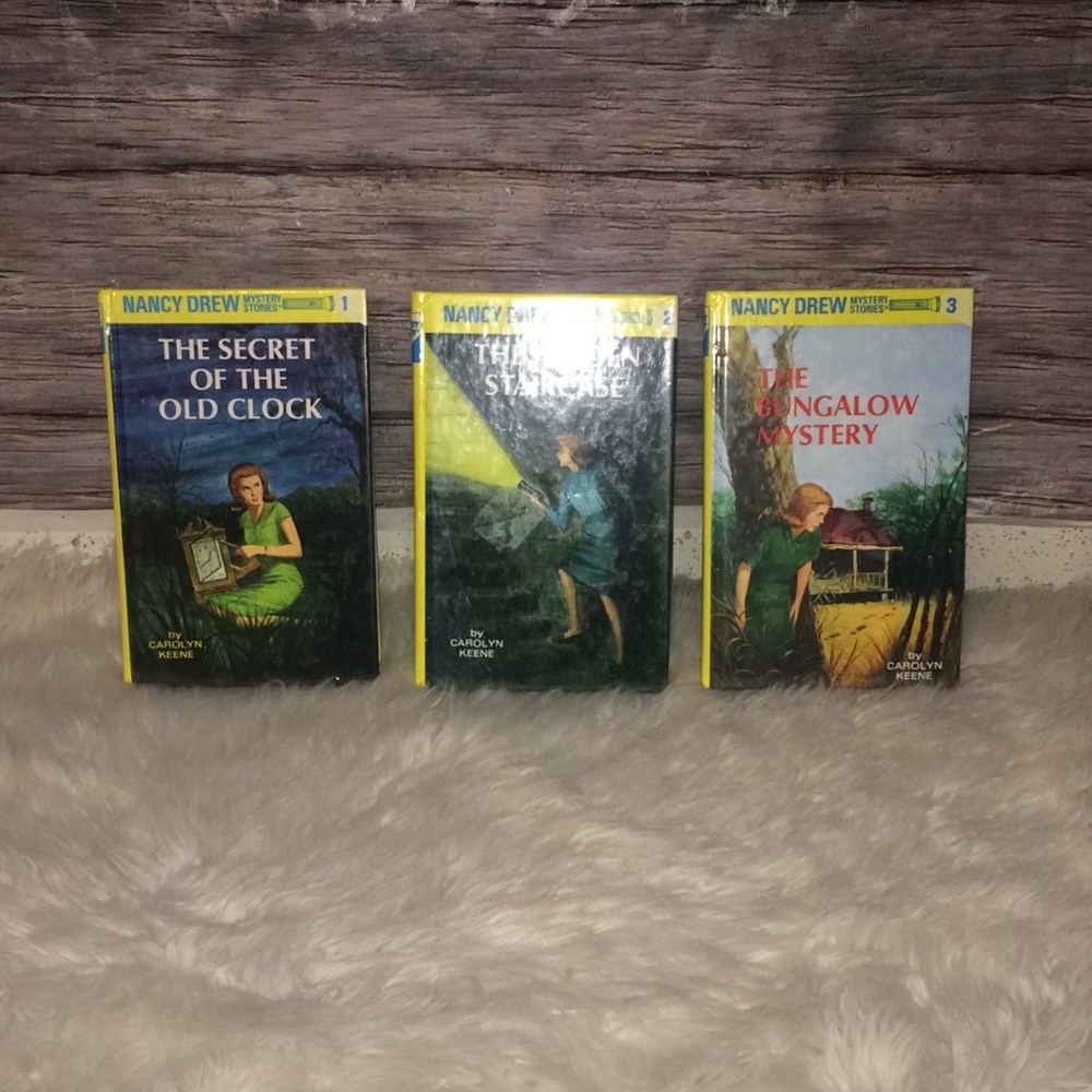 Nancy Drew Hardback Kids Books 1-3